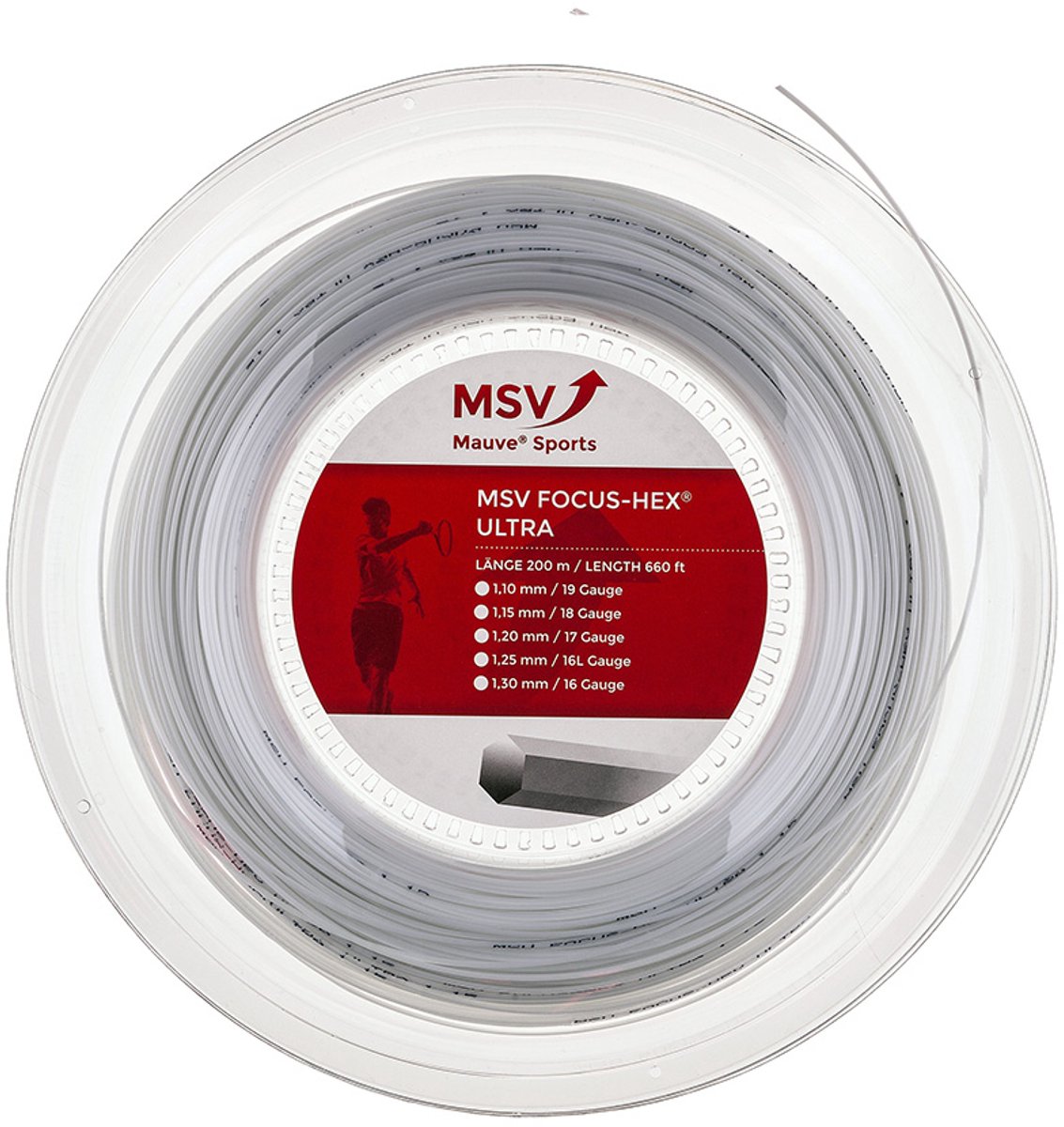 MSV Focus HEX ULTRA 200m-1.25mm-wit