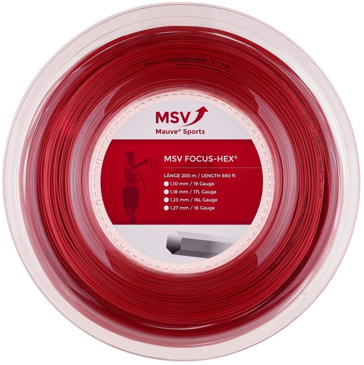 MSV Focus HEX (div Kleuren)-1.18mm-rood