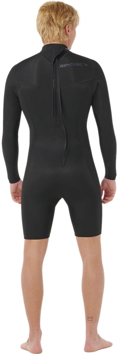2025 Rip Curl Heren Dawn Patrol 2mm Rug Ritssluiting Lange Mouwen Lent