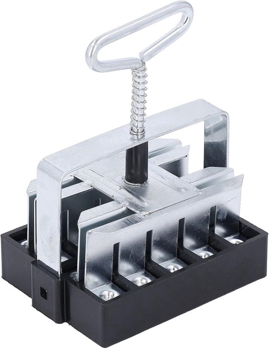 Soil Block Maker, Mini 4 Hand Held, 2 Inch Manual Quad Soil Blocker met Comfortabele Handgreep, Soil Block Cubic Inserts, Garden Soil Blocking Tool voor Zaaigoed, Stekken, Kassen
