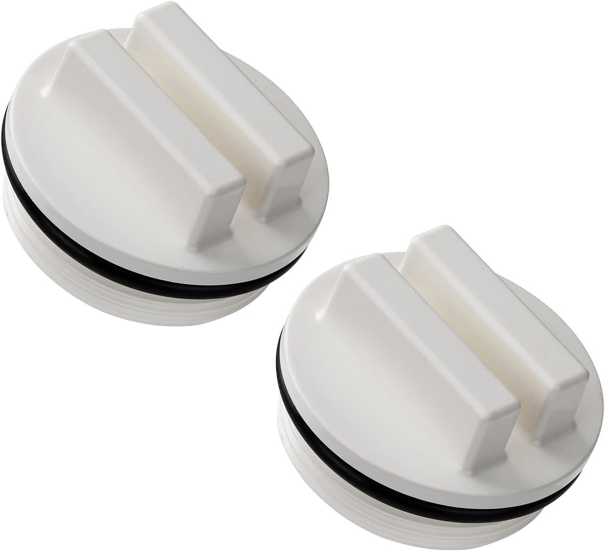 1-1/2" schroefdraad zwembadfilter - afvoerplug dop - geschikt voor winterstop SP1022C, 86202000, 190030, 27001-0022， geschikt voor Pentair, Hayward, Sta-Rite zwembadfilter Darin plug (2 stuks)