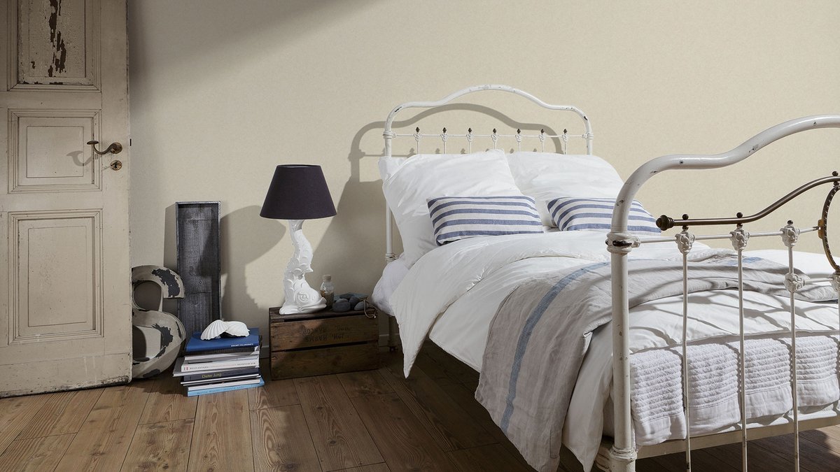 Effen behang Uni behang Vliesbehang Beige / Creme 315328 | Koop nu voordeling behang