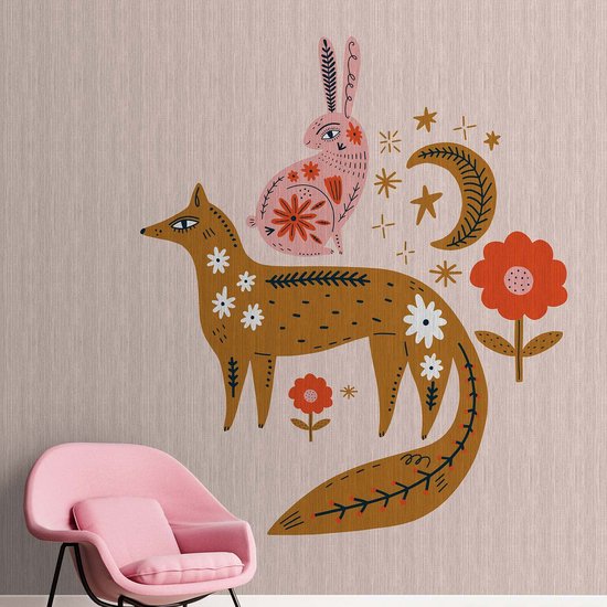 Papier peint photo upnorth2 DD122468 Livingwalls Walls by Patel 3 Rose Jaune Intissé 270 x 400 cm (4 parties) fotobehang pas cher