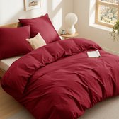 Set bestaat uit 1 luxe microvezel dekbedovertrek van 260 x 240 cm en 2 luxe kussenslopen