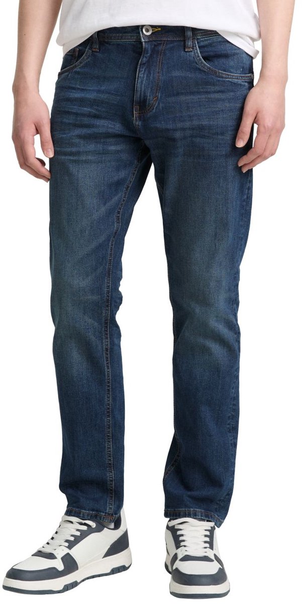 Tom Tailor Heren Jeans Broeken regular/straight Fit Blauw 29W / 30L Volwassenen