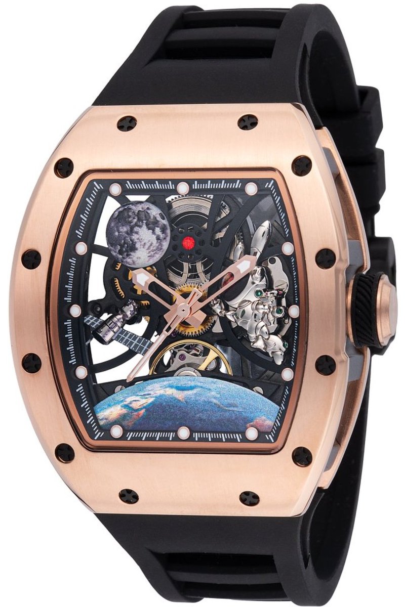 Invicta S1 Rally 49011 Heren Horloge - Waterdicht - Analoog - Automatisch Uurwerk - Roestvrij Staal met zwarte Wijzerplaat - 41mm