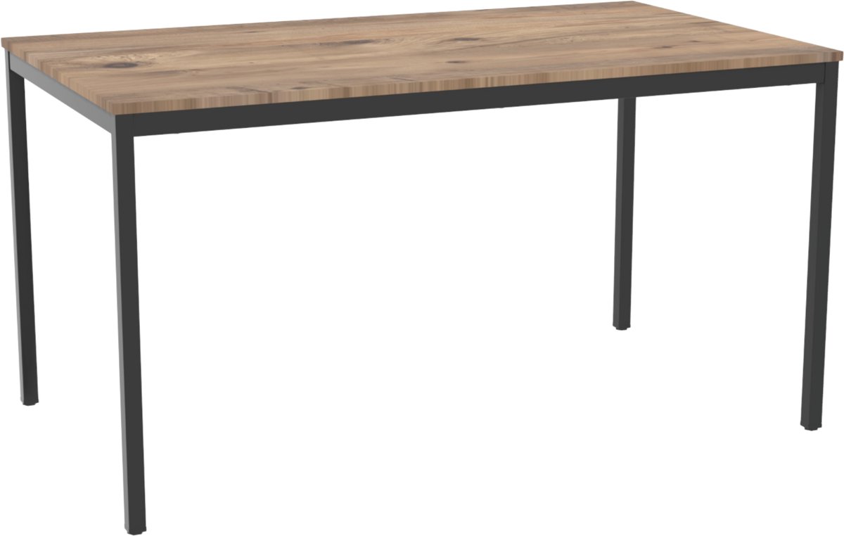 Povag Bureautafel - Computerbureau - 75x140x80 cm - Eettafel - Atlantisch dennen blad