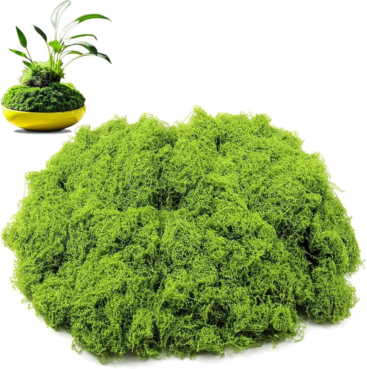 JGS Premium - Kunstmatige kunstplanten voor buiten - Decoratief groen mos - Nep-groene planten voor huis en tuin - Modelbouw en knutselwerk