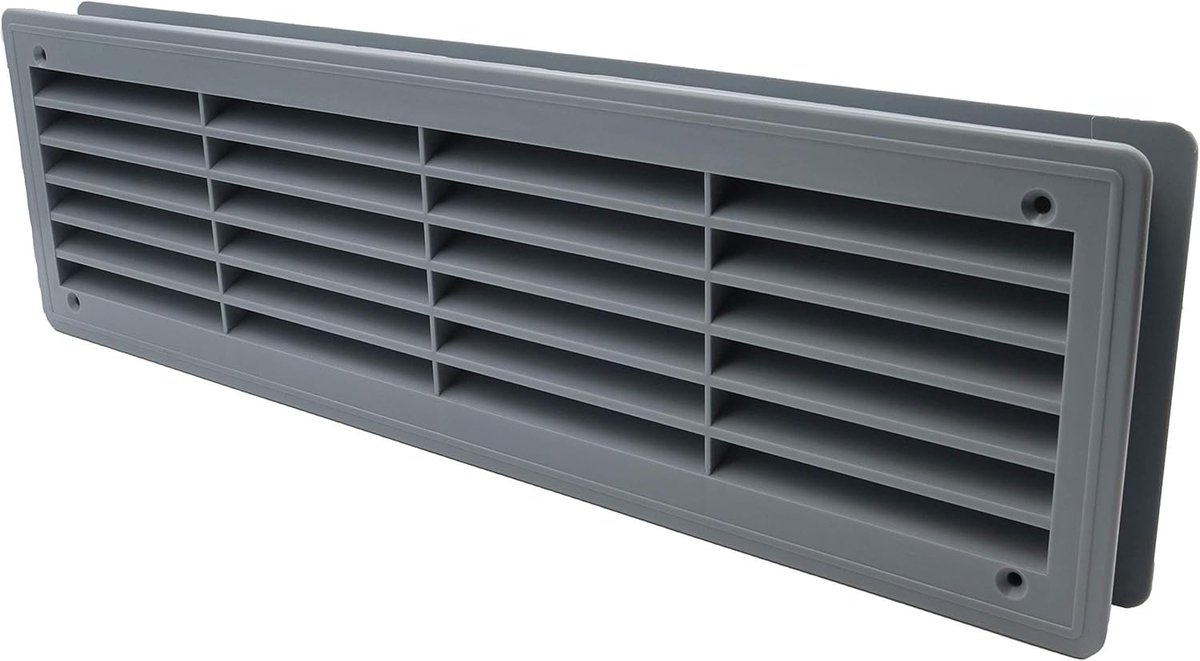 Ventilatieopening voor HVAC - Verbeter luchtcirculatie - 1 stuk - Kunststof - 18" x 5"