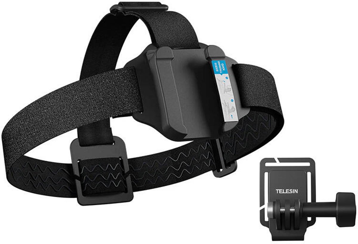 Telesin Hoofdband Voor Gopro Hero 7/8 Camera's Met Quick Release Systeem thumbnail 3