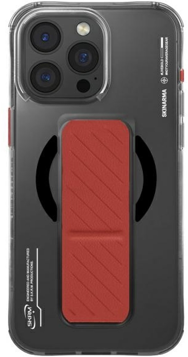 Skinarma Axon-Hoesje Voor Iphone 16 Pro Met Magnetische Oplading En Greepstandaard