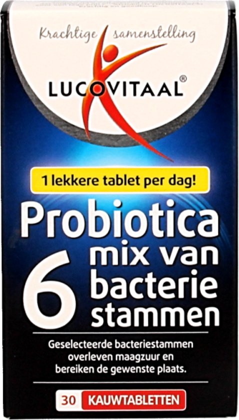 Lucovitaal Probiotica Voedingssupplement - 30 Kauwtabletten