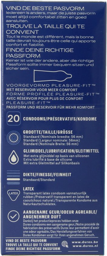 Durex - Classic Natural Condooms - 20 stuks