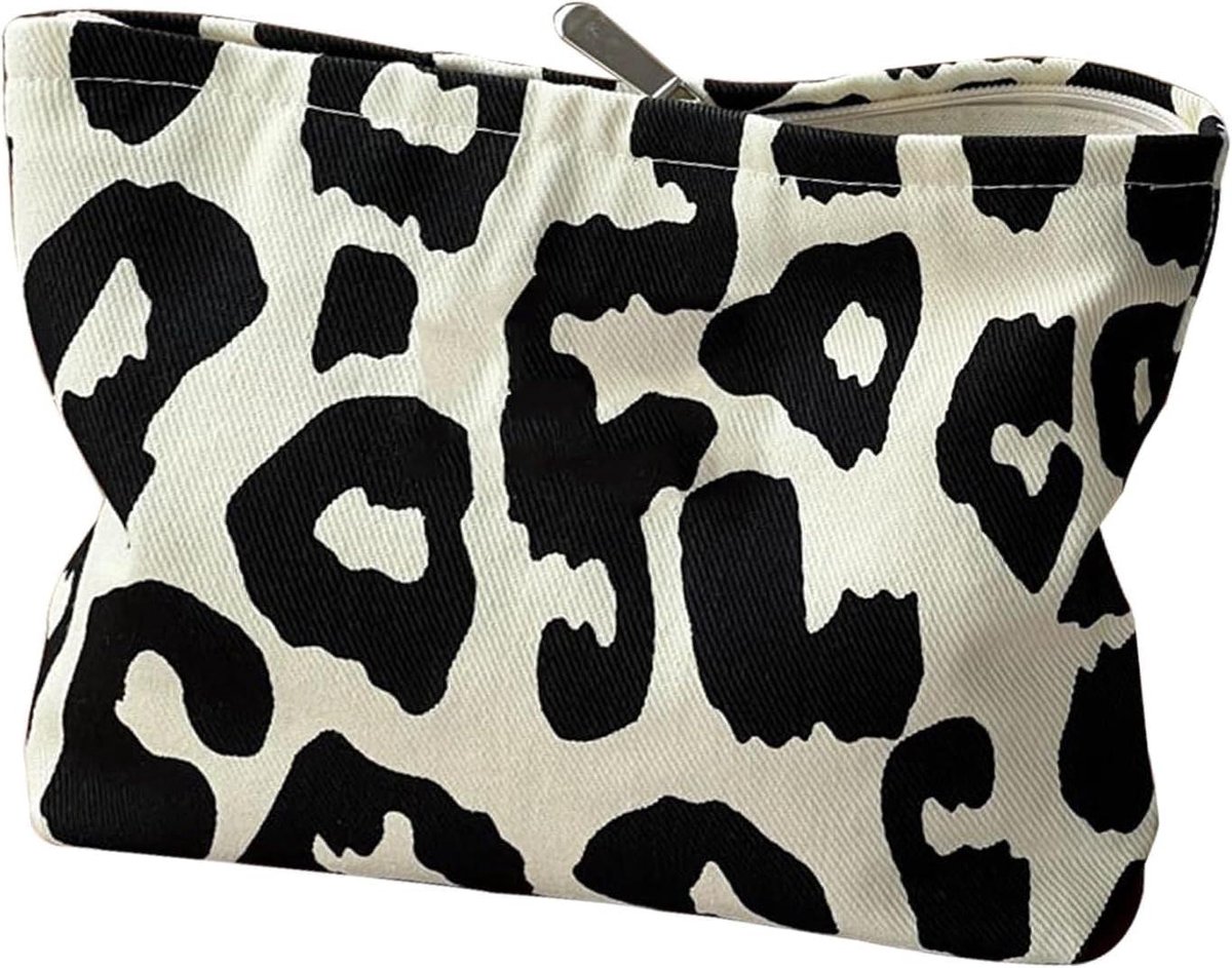 Zeynomax - Make-up tas voor vrouwen canvas rits cosmetische zak toilettas reizen draagbare tote tas kleine zak organizer opslag multicolor. Ideal voor op reis en dagelijks gebruik.