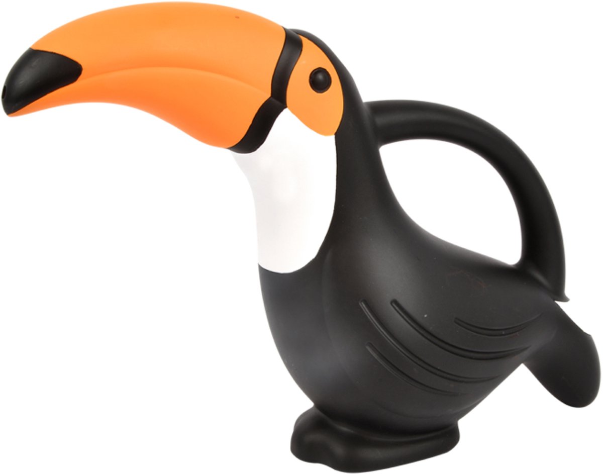 Esschert Design - Gieter - Toekan - Zwart - Wit - Oranje