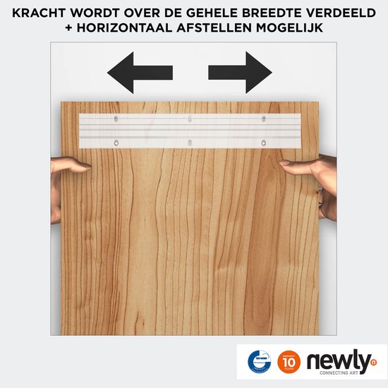 ORANGEBRUSH OPHANGSYSTEEM ALUMINIUM 500 MM MET EINDSTOP | Harkema Cleaning Products