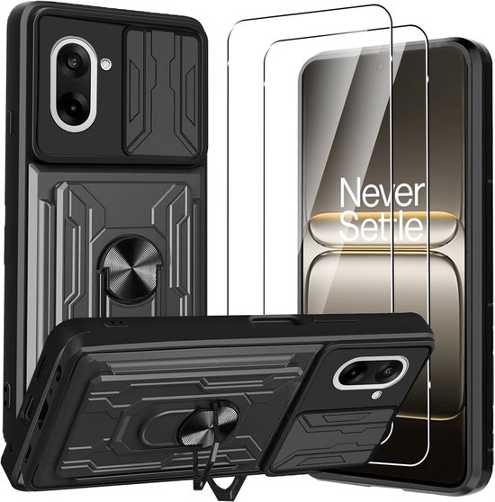 HAOFUGUI Portemonnee Hoesje met Rits voor OnePlus Nord CE 5G, PU-leren