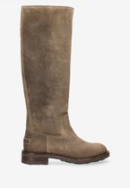 Shabbies Amsterdam - Alyd Tuba Gewaxt Suède Taupe - Maat 37