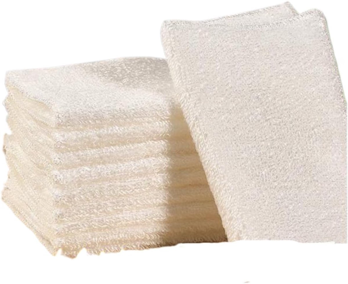 Vaatdoek van bamboevezel, antiaanbaklaag voor de keuken, olie, vaatdoek van bamboehoutskool, absorbeert water zonder pluisjes achter te laten, schoonmaakmiddelen voor de keuken