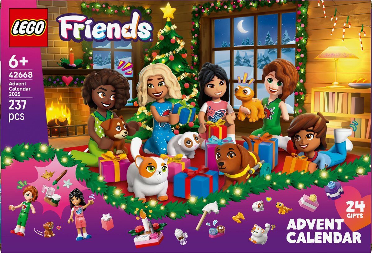 LEGO Friends Adventskalender 2025, Kerstspeelset - 42668 — afbeelding 9