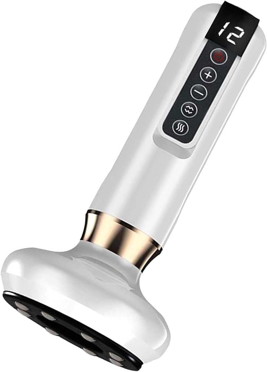 Draagbare Cellulitis Massager - Vetverminderaar Apparaat - Huidversteviging - Eenvoudige Bediening - 20 cm - Wit