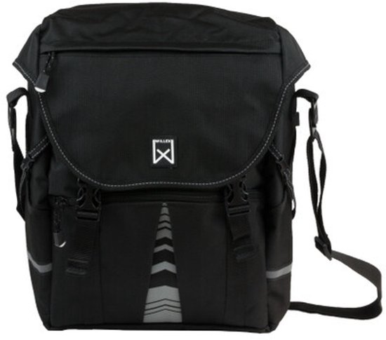 Willex Pakaftas XL 1201 - Enkele Fietstas - 25liter- Zwart van Willex — afbeelding 3
