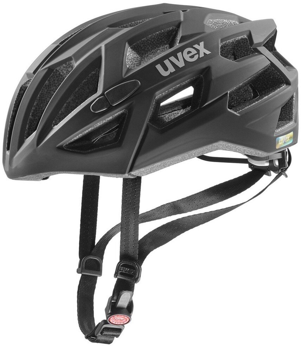 uvex Race 7 Fietshelm Black - Unisex - maat 51-55