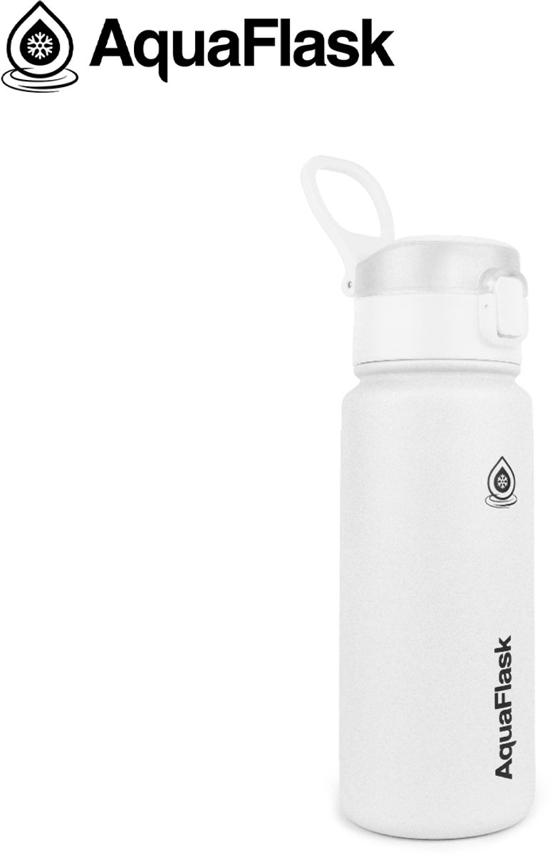 AquaFlask Sip 532ml (18oz) Arctic White