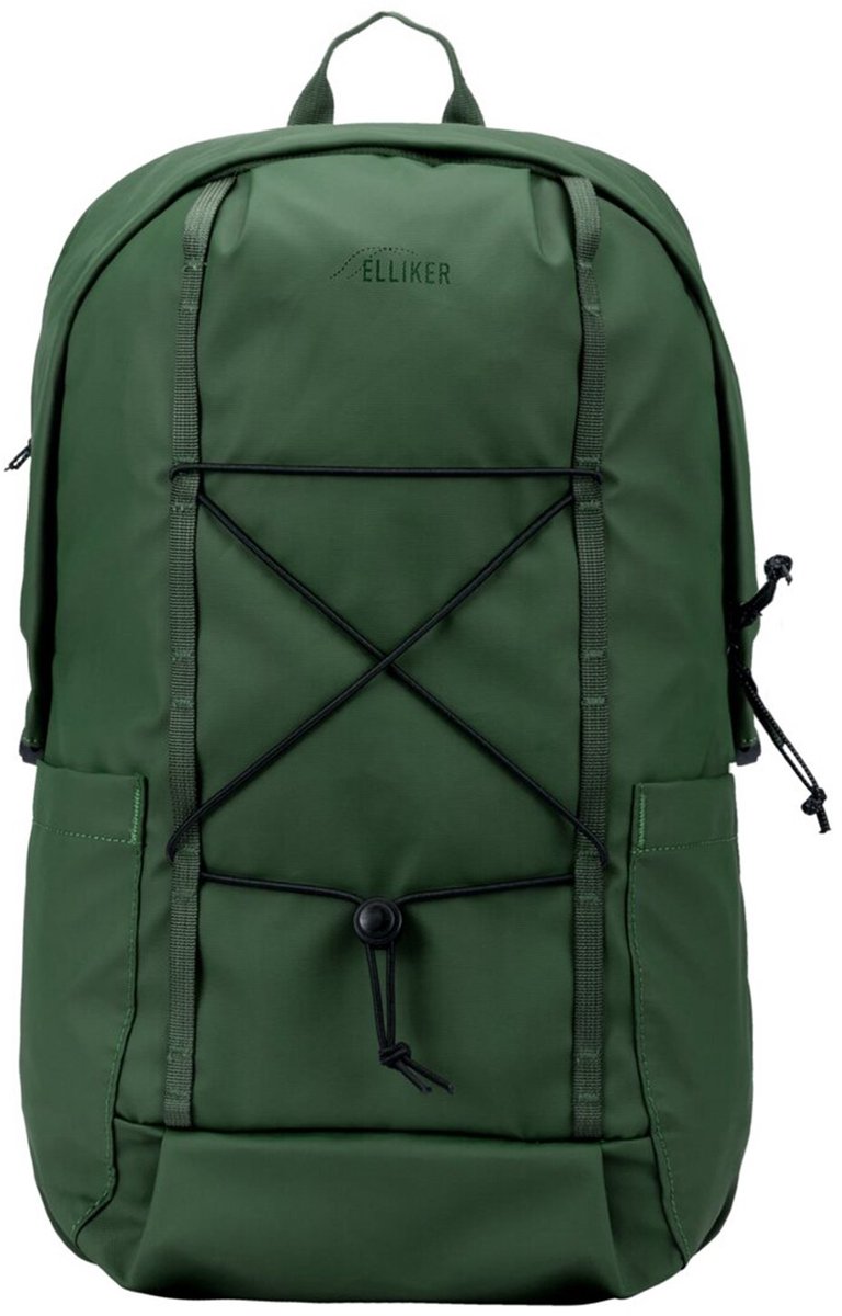 Elliker Kiln Hooded Zip Top Backpack 22L green