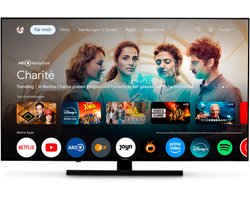 MEDION 108 cm (43") QLED TV (Google TV, 4K, Dolby Vision HDR, Netflix, Prime Video, Disney+, Dolby Atmos, DTS X, Smart TV, PVR, Bluetooth, MD 843700)