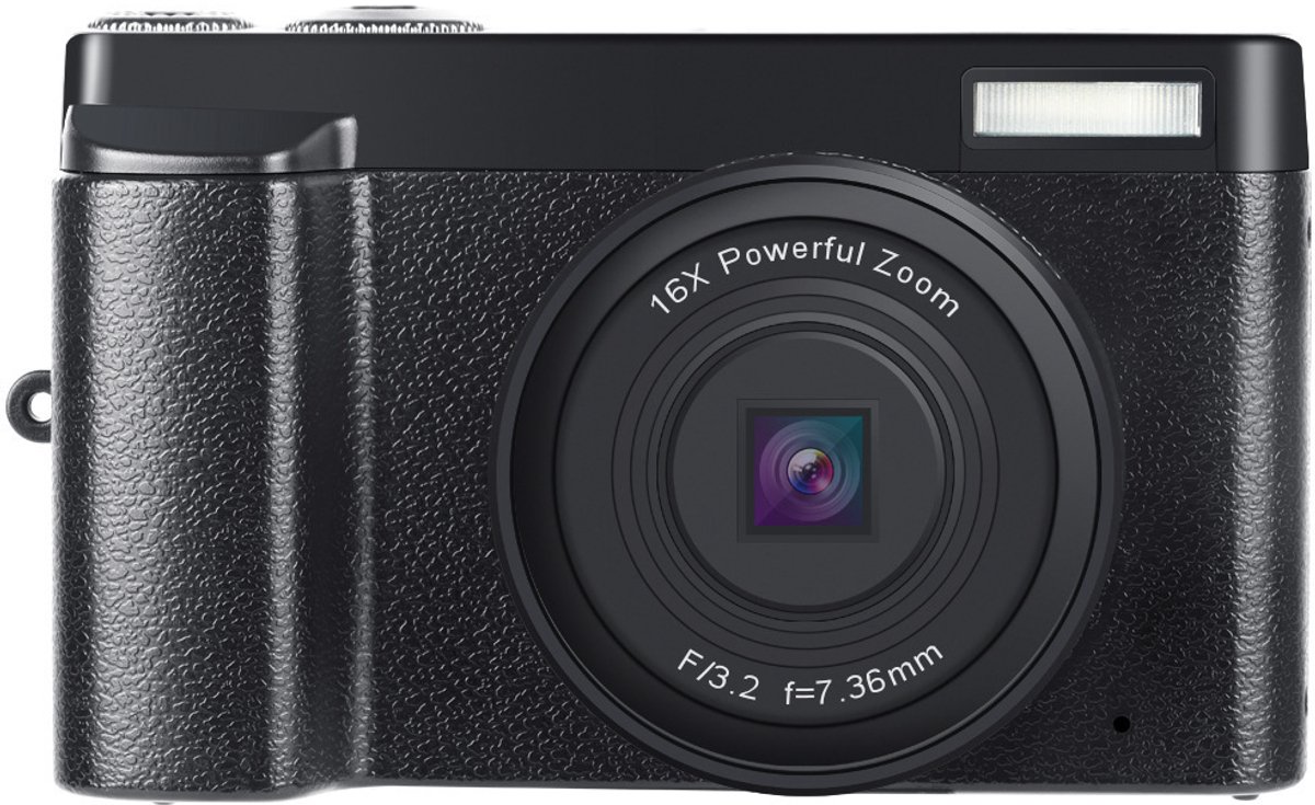 Digitale camera 24 MP met groothoeklens