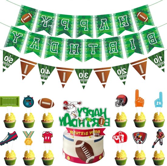 Ballonnen voor de 14e verjaardag, zwarte taartdecoratie voor jongens en