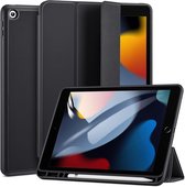Apple iPad 10.2 (2020) & iPad 10.2 (2019) Cover Zwart - Étui pour tablette à trois volets - Smart Cover