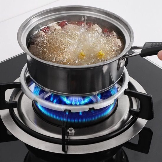 JGS Premium - Universele gasfornuis standaard, 2 stuks, 155 cm, zilver - geschikt voor gasfornuizen, espressomachines, moka potten en camping fornuizen. van JGS Premium — afbeelding 5