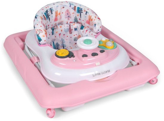 Little World Loopstoel Pluto Roze van Little World — afbeelding 5