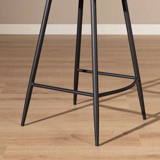 Bronx71 de bar industriel Bronx71 Barrel - Vert olive - Avec dossier - 69 cm