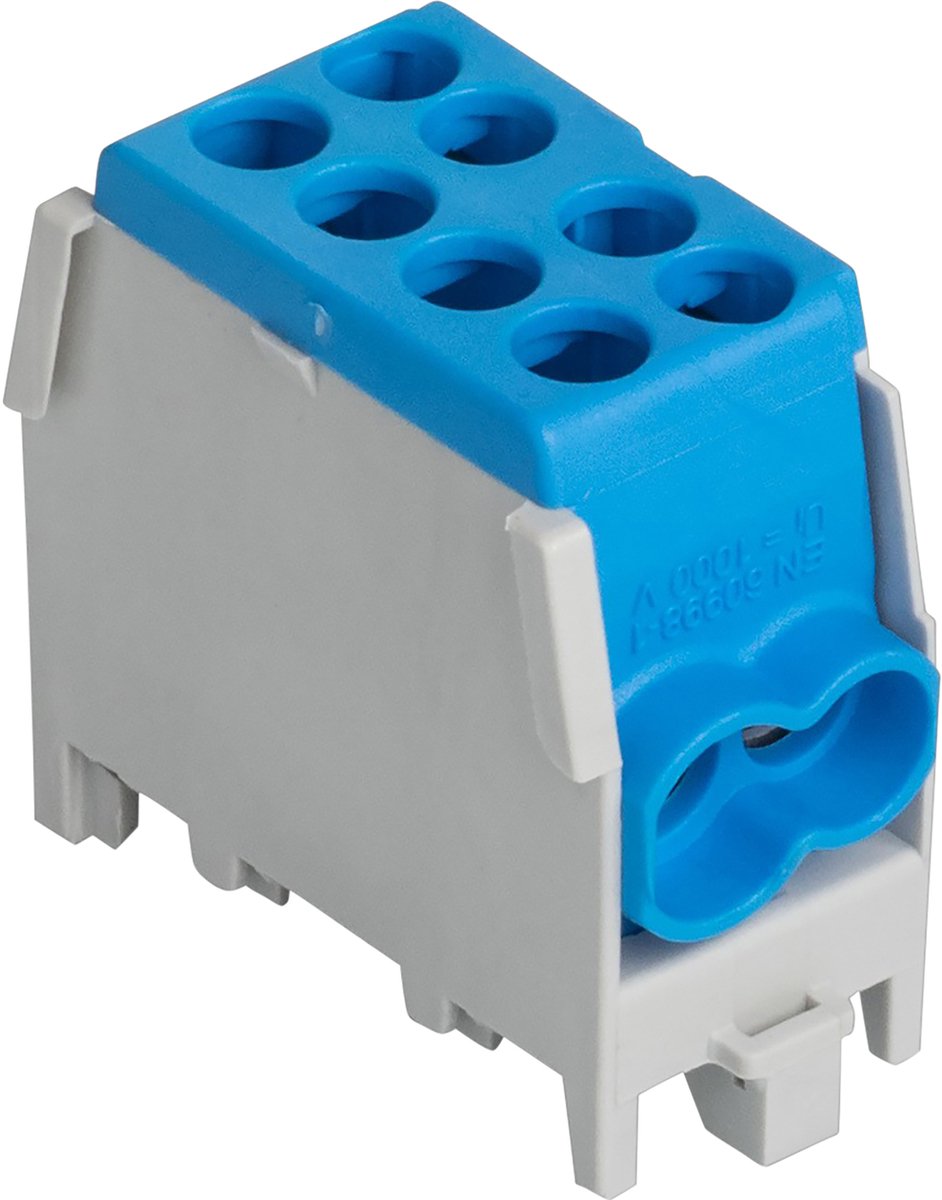 POLLMANN Aftakblok HLAK25-1/2M2, blauw