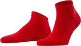 FALKE Cool 24/7 kort eenkleurig katoen sneakersokken enkelsokken heren rood - maat 43-44