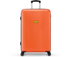 BHPPY Reiskoffer groot (76x49x29cm) - Lichtgewicht koffer met 95L inhoud - Reiskoffer met wielen - Veilig cijferslot - Dutch Orange