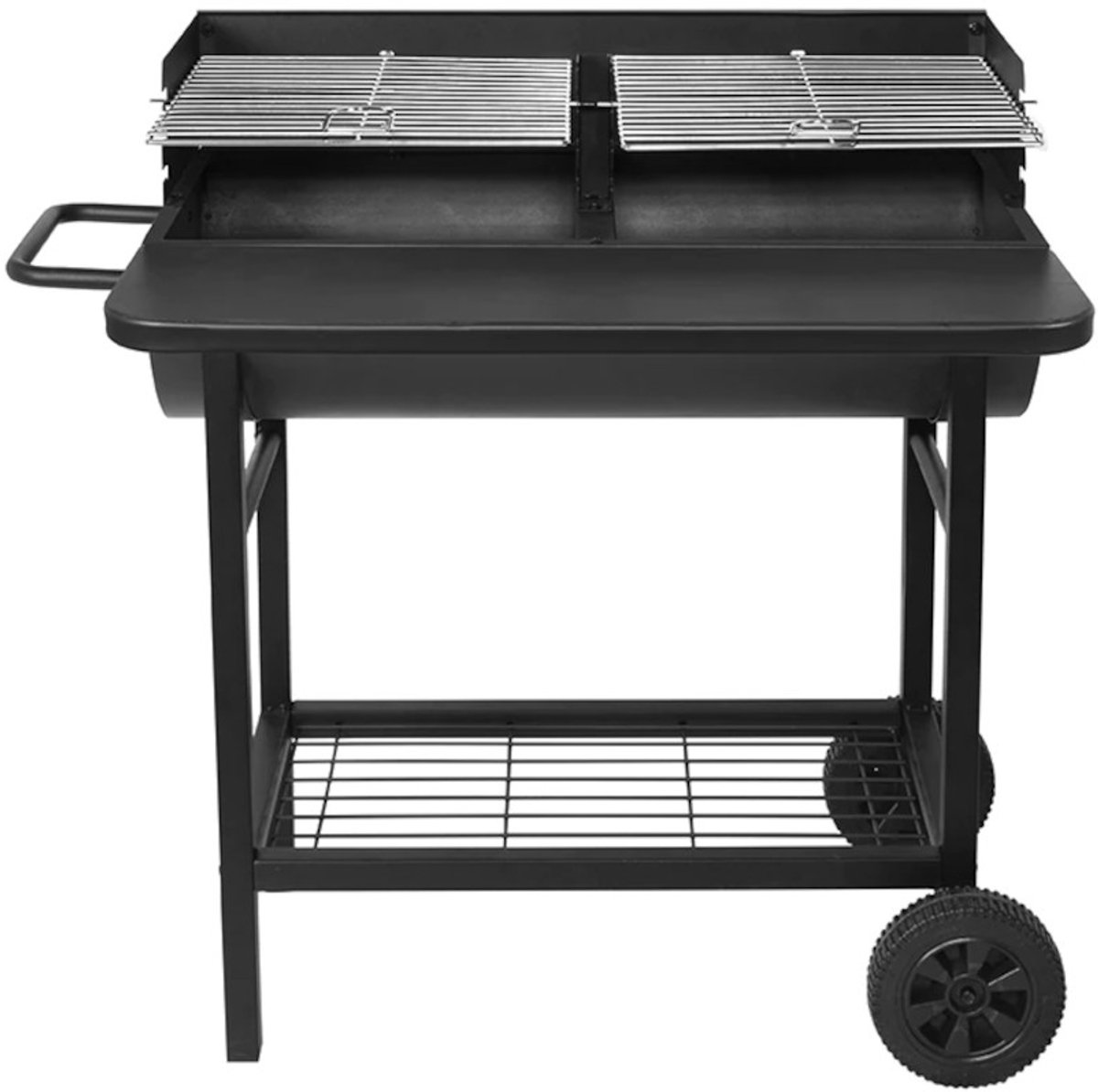 houtskoolbarbecue 71x35.5cm met trolley - robby - smoker one