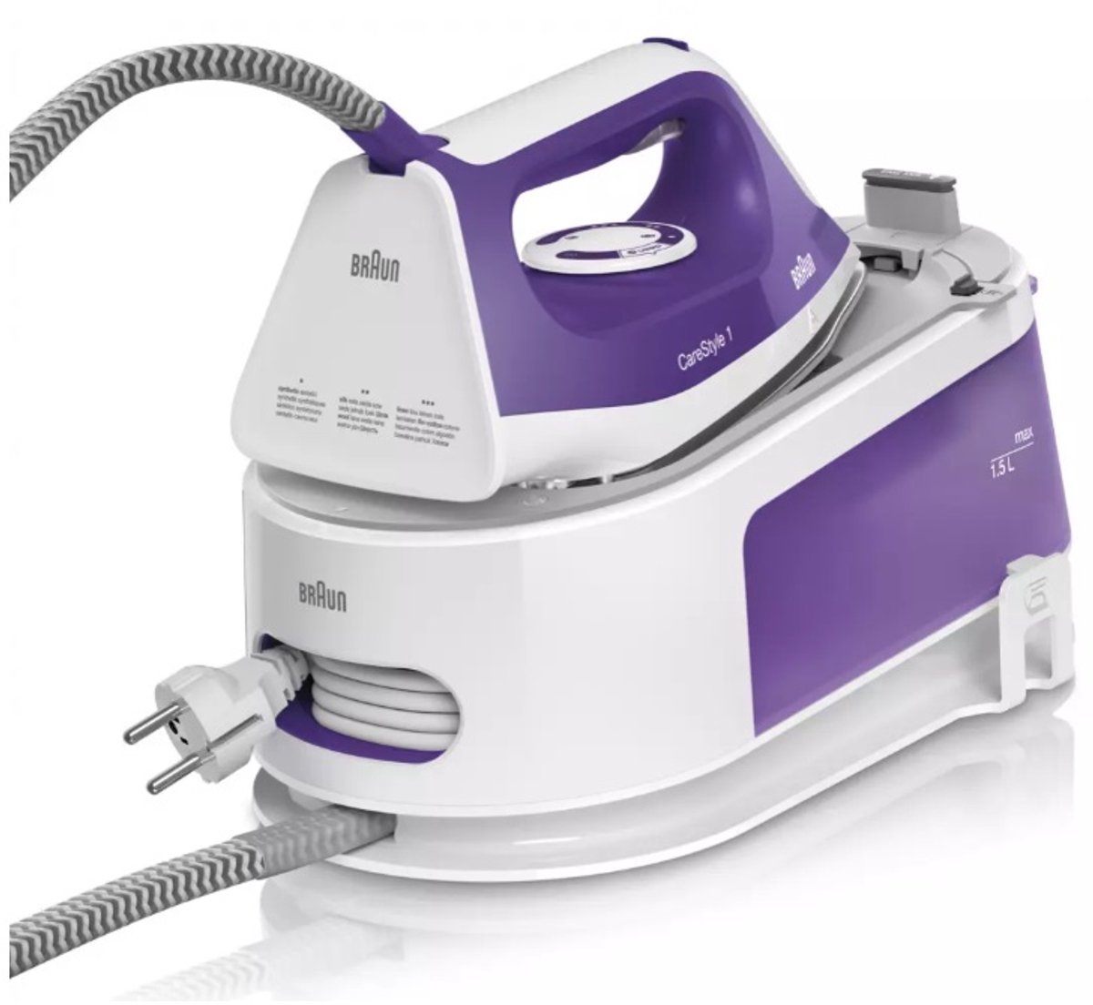 Braun CareStyle 1 IS1014VI - Stoomgenerator - Handmatige instellingen - Auto-off - Violet/Wit — afbeelding 7