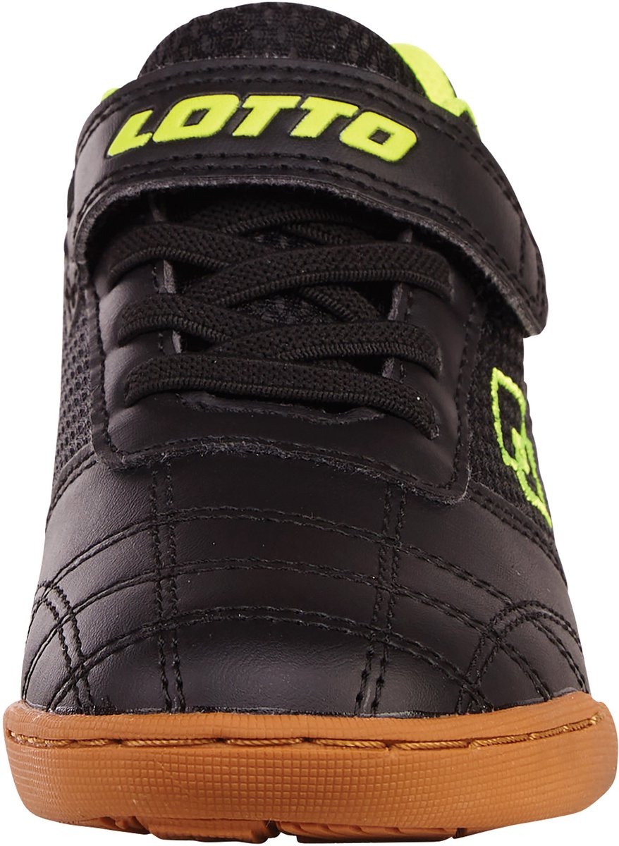 Lotto Schoenen WHIZZER K Lage kindersneaker 2600120K Zwart/Geel