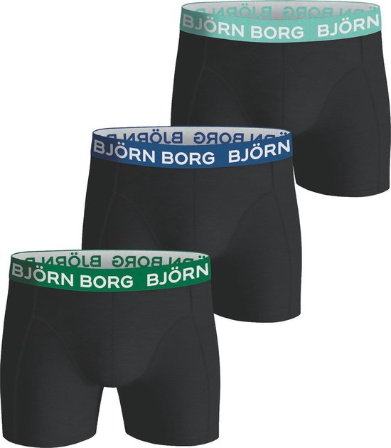 Björn Borg Cotton Stretch Heren Boxers (3-pack) - Multicolour - Maat L