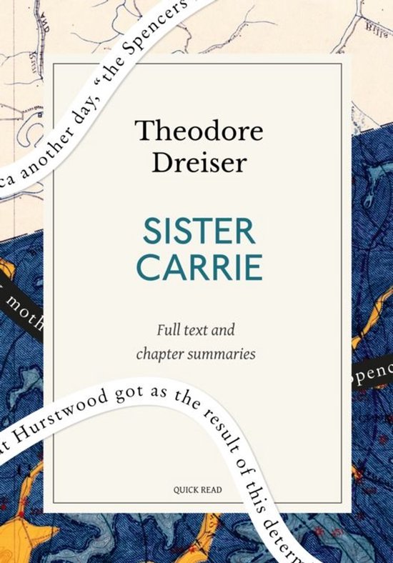 Sister Carrie: A Quick Read edition - cover
