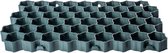 KADAX Paddockplaten van kunststof, 60 x 40 cm, 1 m², 2 kleuren, belastbaarheid tot 1000 t, gazonrooster met antislipnoppen, honingraatplaten (groen, rechthoekig, 4 stuks)