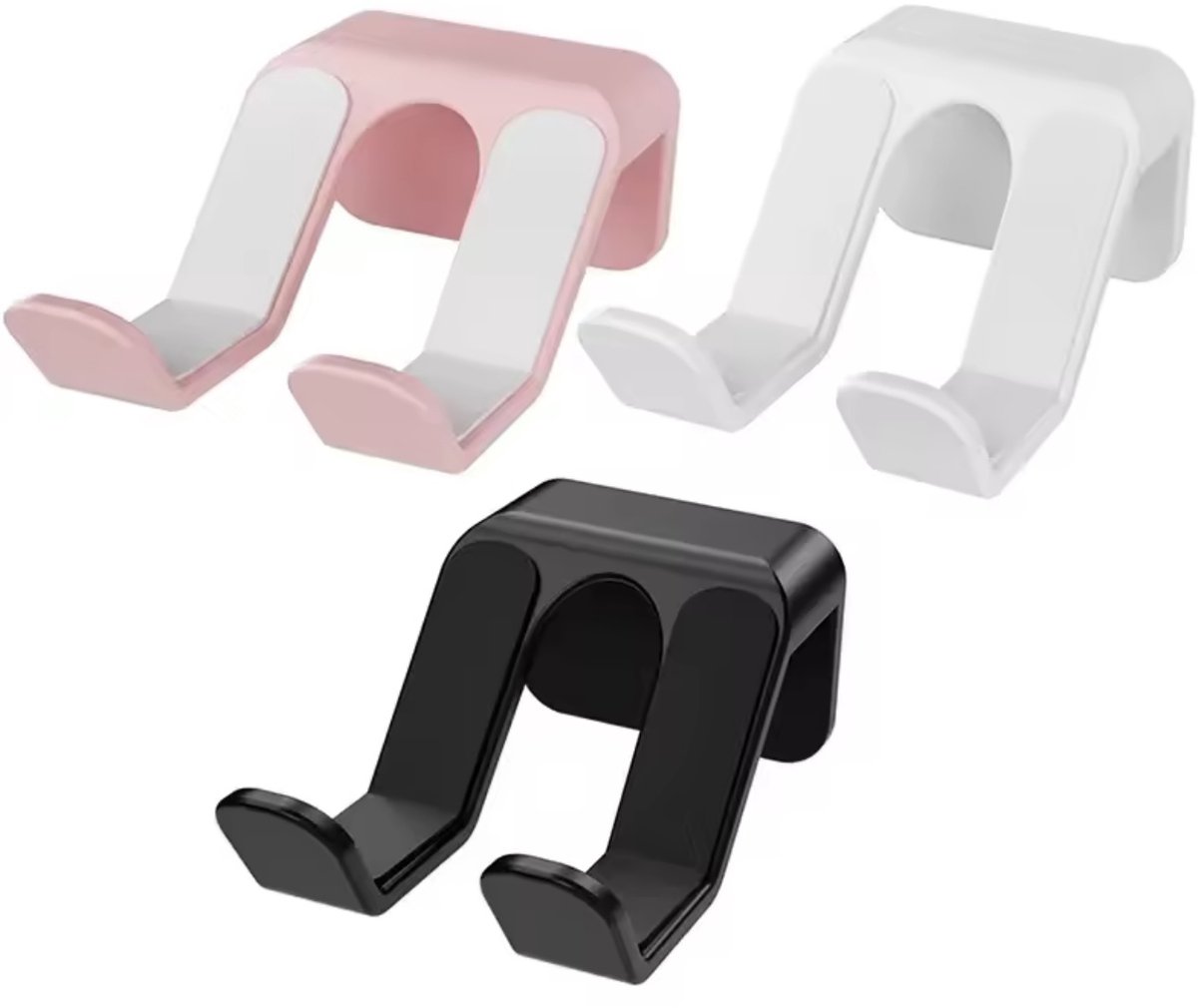 Universele Game Controller Houder – 2 Stuks – Zwart – Oplaadbaar & Zelfklevend - H1.3 – foto 6