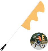 Veiligheidsvlag voor aangepaste fiets Veiligheidsvlag voor aangepaste fiets