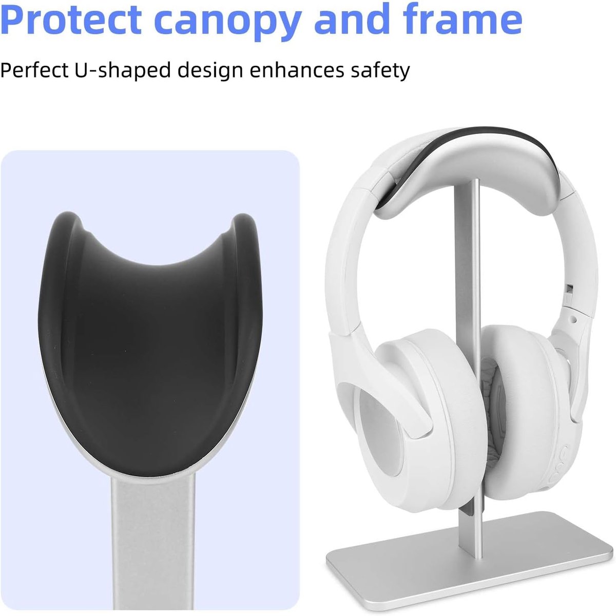 BENKS Hoofdtelefoonstandaard, Airpods Max Stand, Desktop Headset Houder, Gaming Headset Accessoires, Bureau-oortelefoonstandaard voor AirPods Max, Beats, Bose, Sony, Senheiser (zwarte BENKS Hoofdtelefoonstandaard, Airpods Max Stand, Desktop Headset Houder, Gaming Headset Accessoires, Bureau-oortelefoonstandaard voor AirPods Max, Beats, Bose, Sony, Senheiser (zwarte