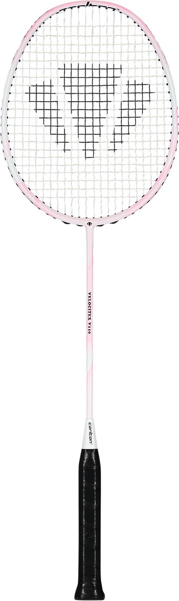 Carlton- Velocitex V110- White/Light Pink- Badminton racket
