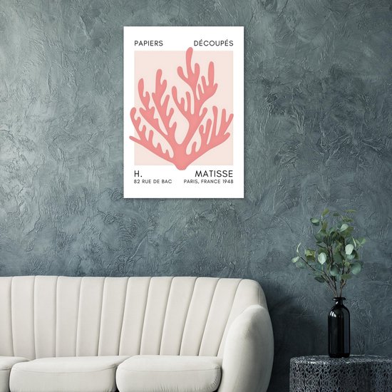 Matisse – Affiche Harmonie Coral taupe